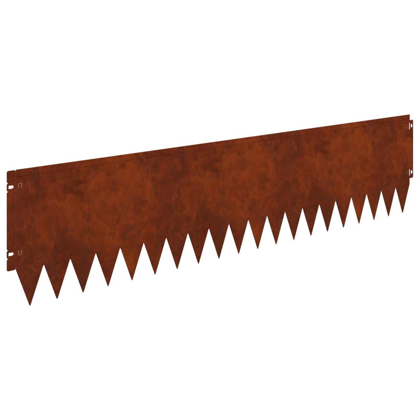 Gjerdekant 20 pcs 103 x 25 cm Stål Rusten