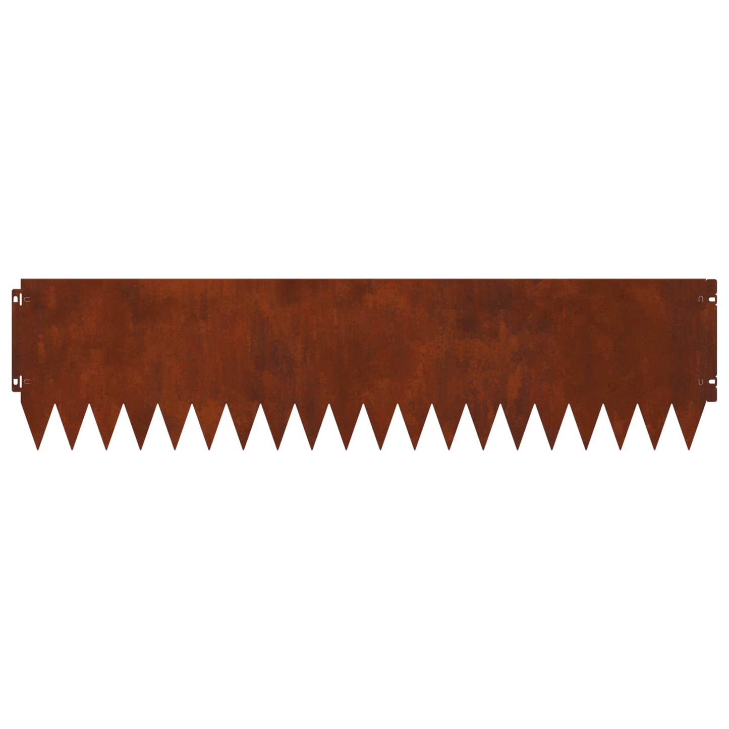 Gjerdekant 20 pcs 103 x 25 cm Stål Rusten