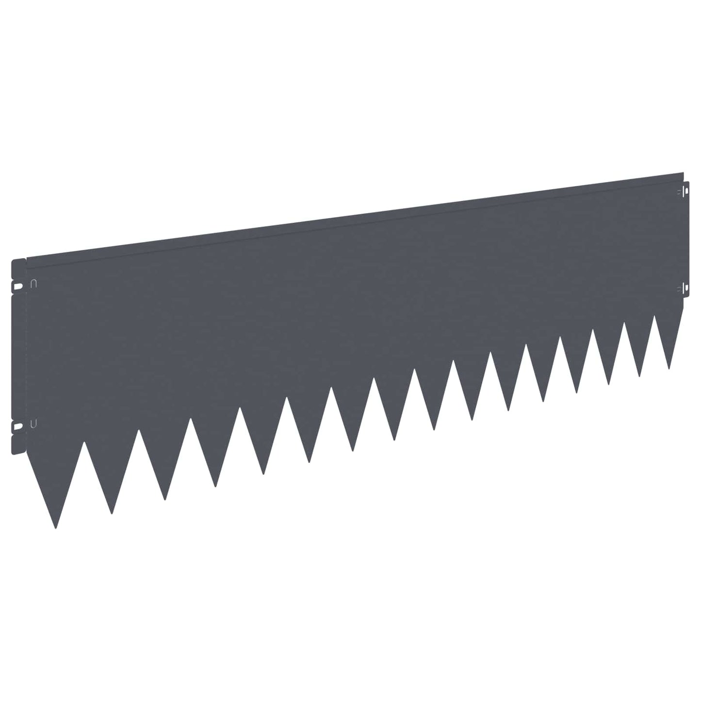 Gjerdekant 10 pcs 103 x 30 cm Stål Antrasitt