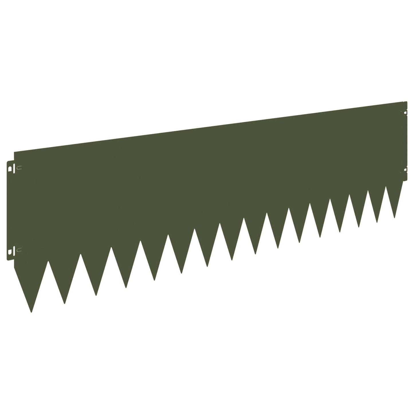 Gjerdekant 20 pcs 103 x 30 cm Stål Olivengrønn