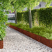 Gjerdekant 10 pcs 103 x 30 cm Stål Rusten