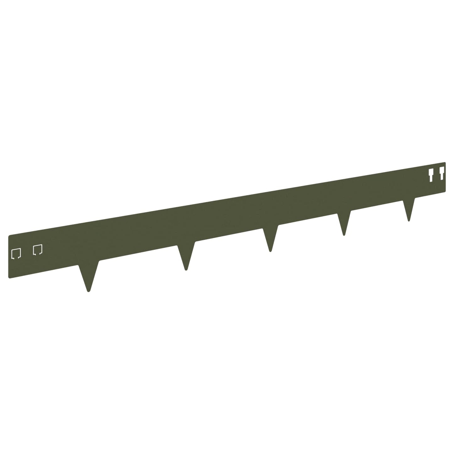 Gjerdekant 50 pcs 100 x 12 cm Stål Olivengrønn