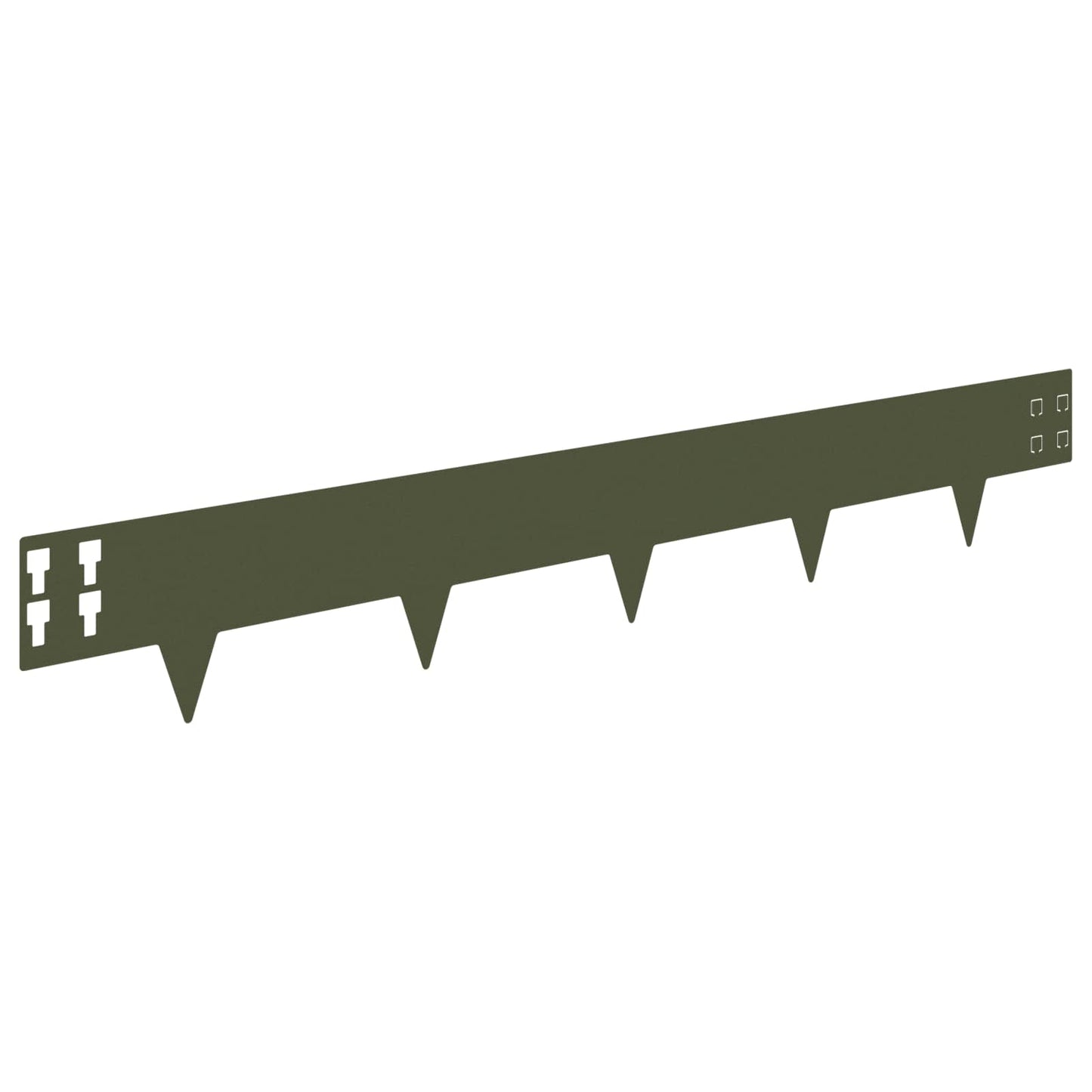 Gjerdekant 50 pcs 100 x 15 cm Stål Olivengrønn