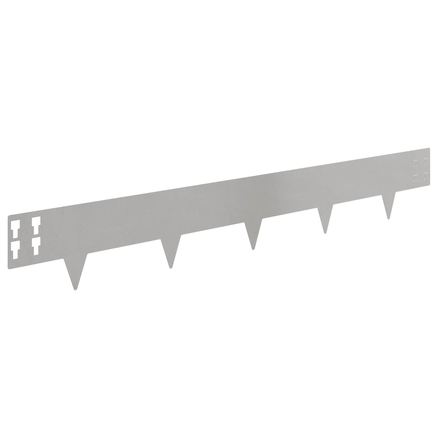 Gjerdekant 50 pcs 100 x 15 cm Stål Sølv
