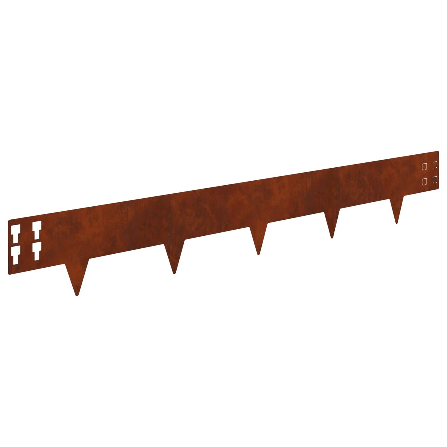 Gjerdekant 30 pcs 100 x 15 cm Stål Rusten