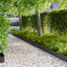 Gjerdekant 20 pcs 100 x 20 cm Stål Svart