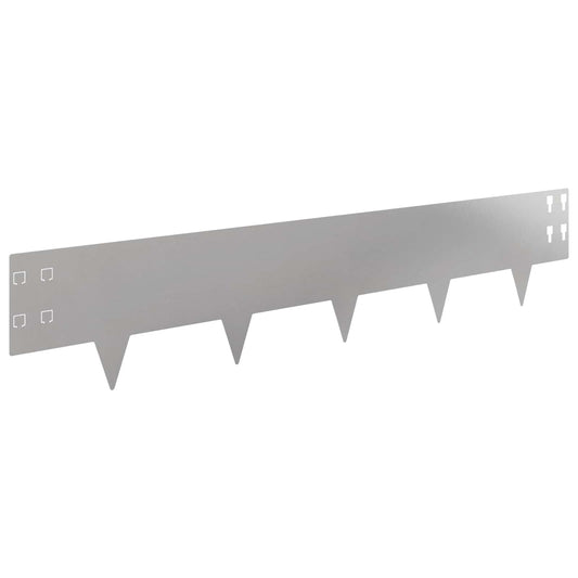 Gjerdekant 30 pcs 100 x 20 cm Stål Sølv