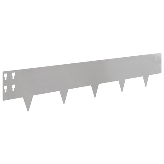 Gjerdekant 30 pcs 100 x 20 cm Stål Sølv