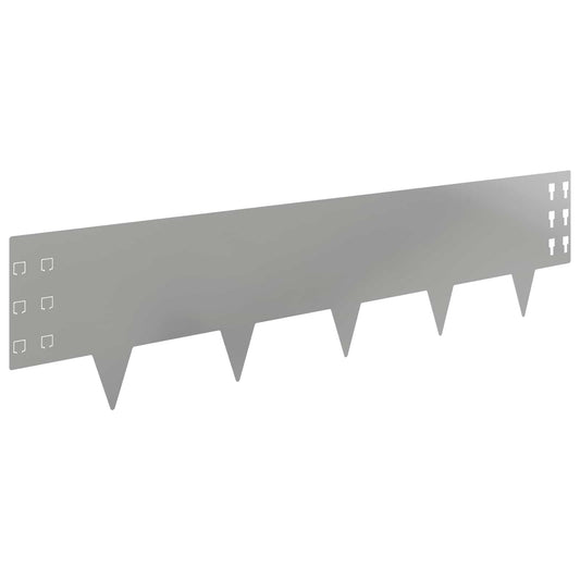 Gjerdekant 30 pcs 100 x 25 cm Stål Sølv