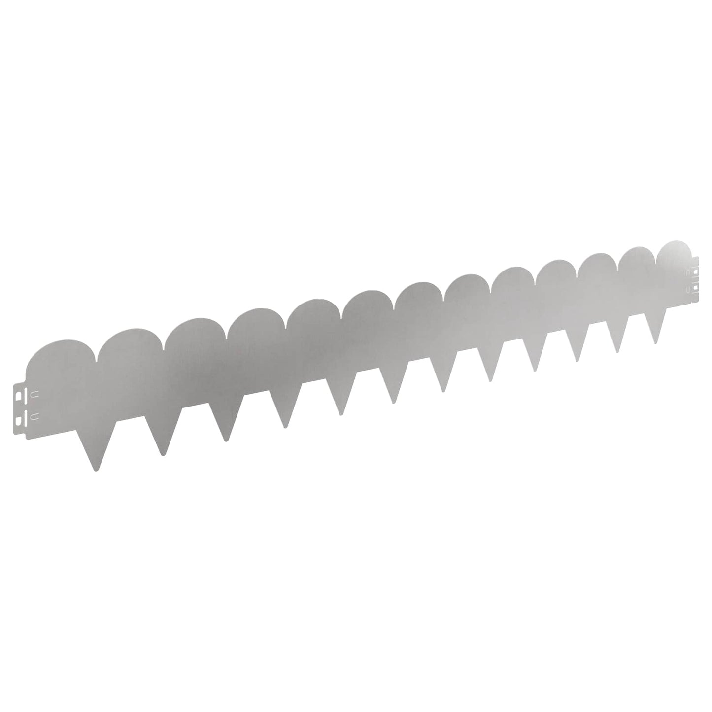 Gjerdekant 30 pcs 103 x 15 cm Stål Sølv