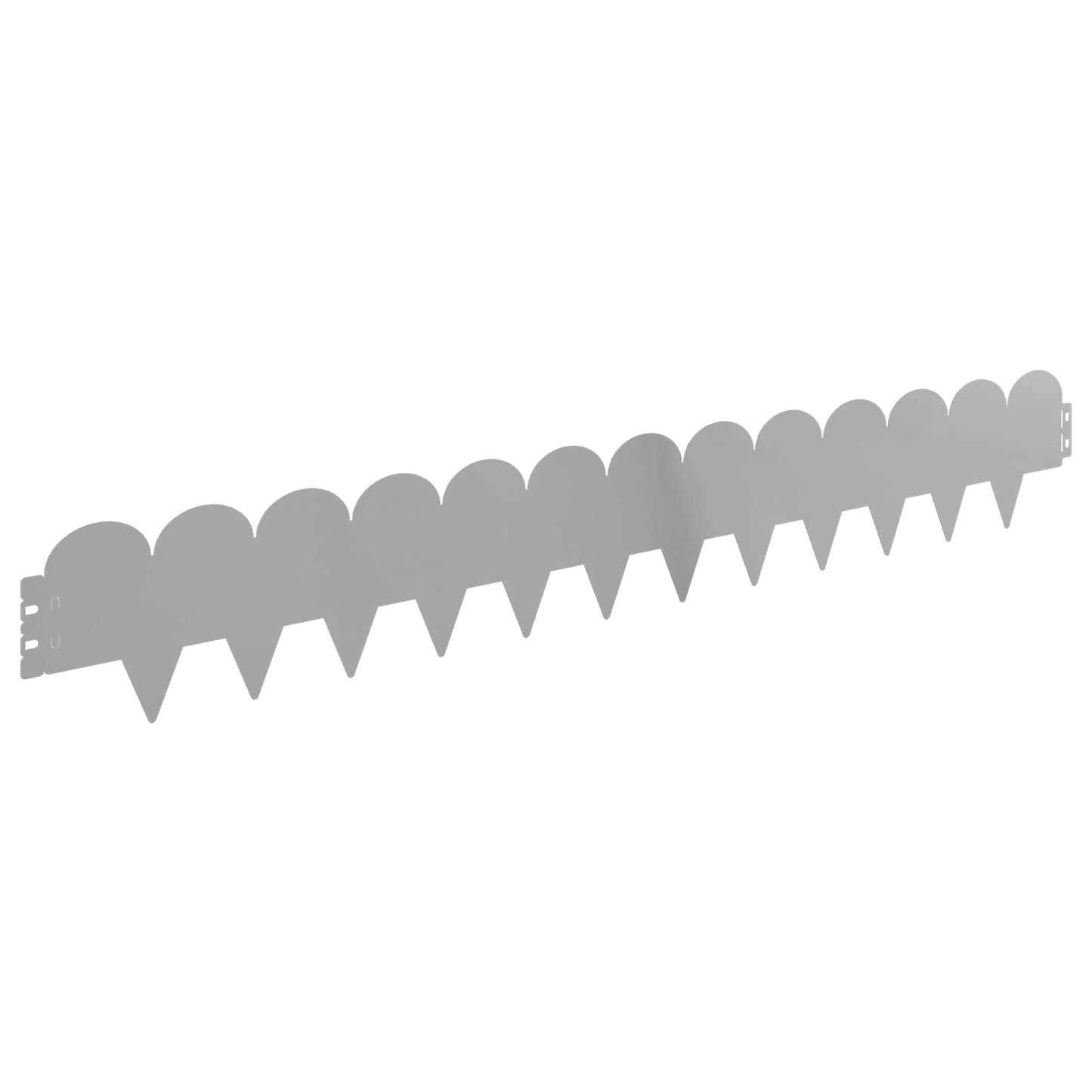 Gjerdekant 30 pcs 103 x 15 cm Stål Sølv