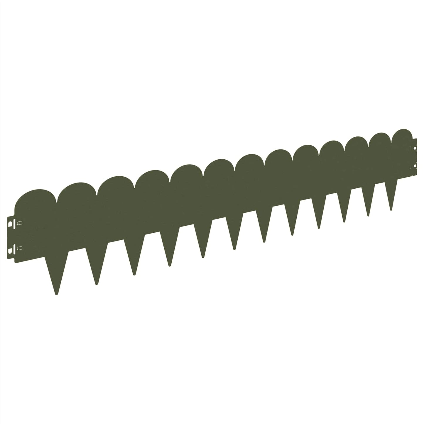 Gjerdekant 30 pcs 103 x 20 cm Stål Olivengrønn