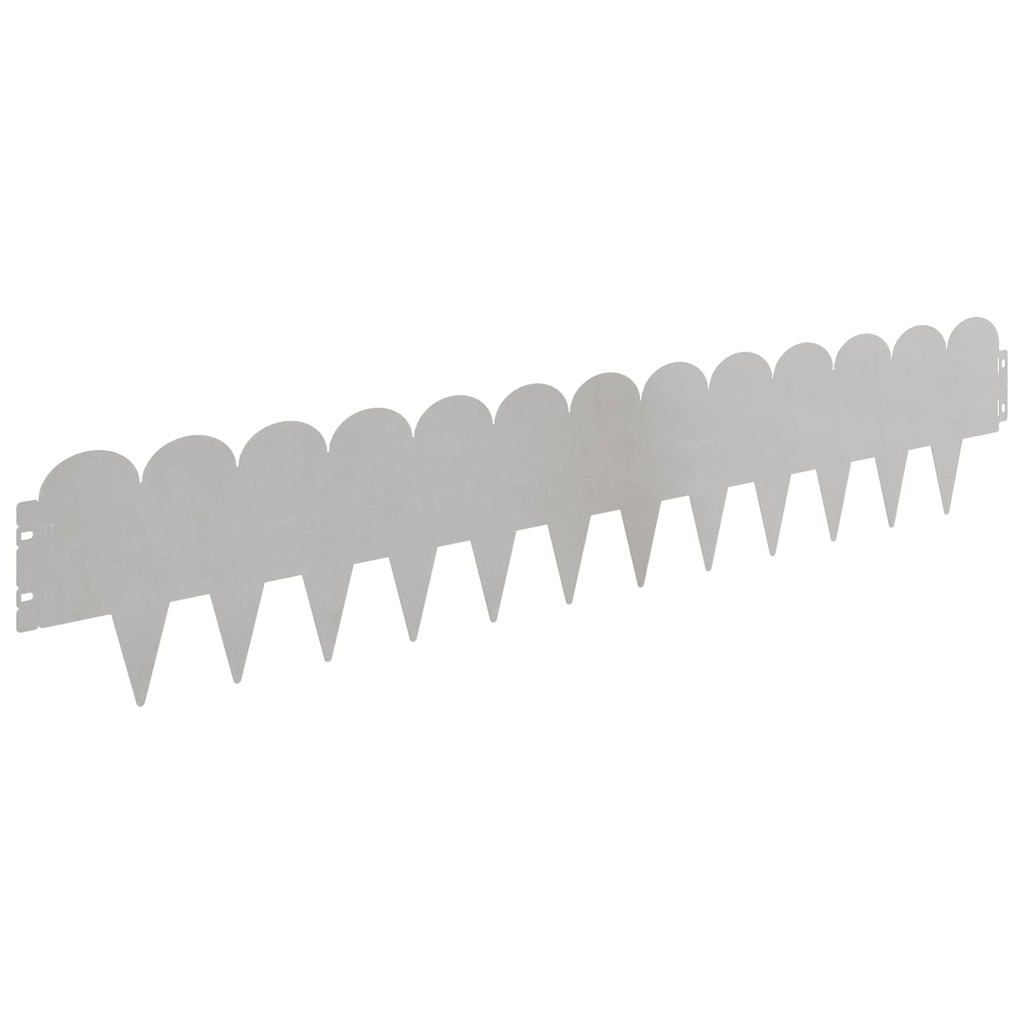 Gjerdekant 20 pcs 103 x 20 cm Stål Sølv