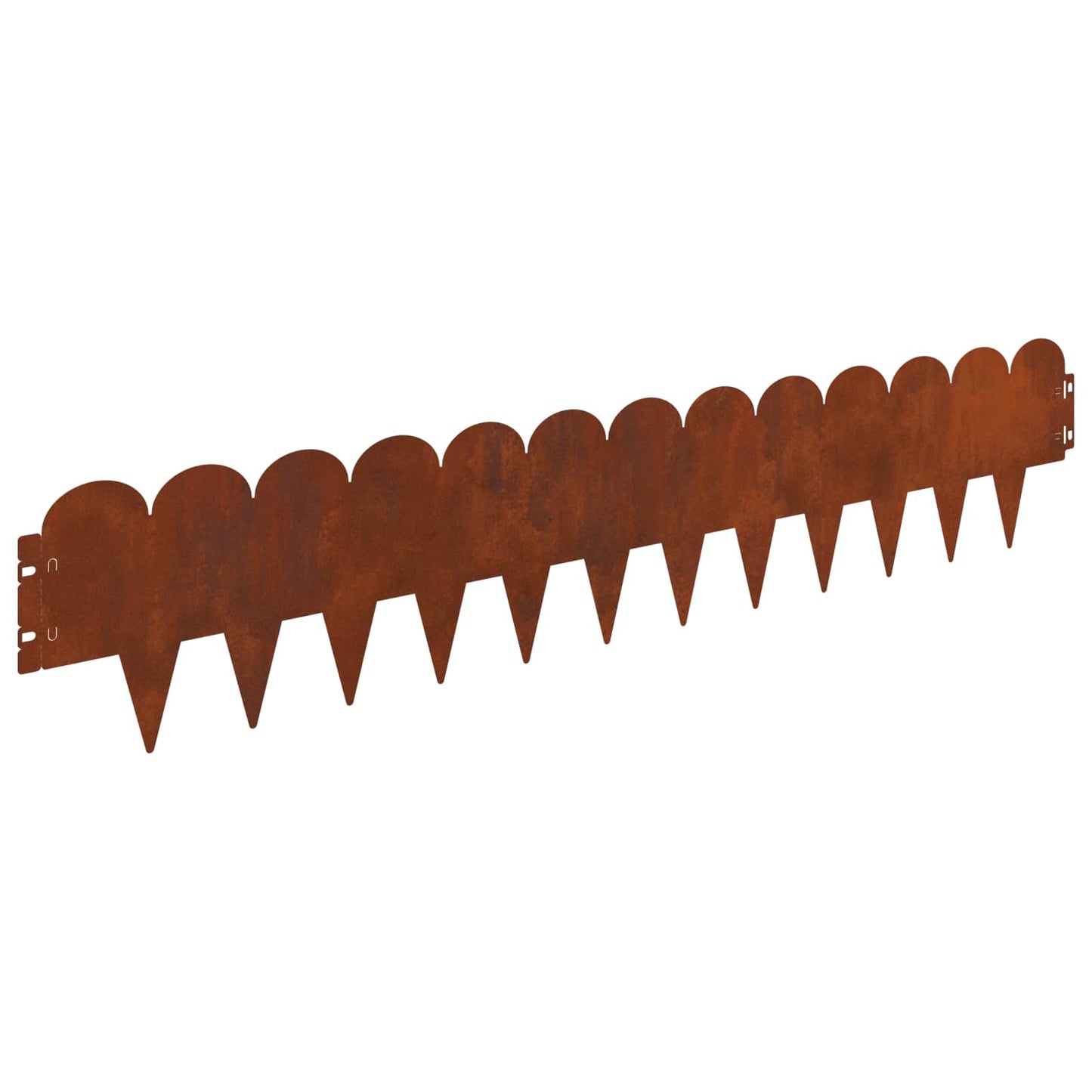 Gjerdekant 30 pcs 103 x 20 cm Stål Rusten
