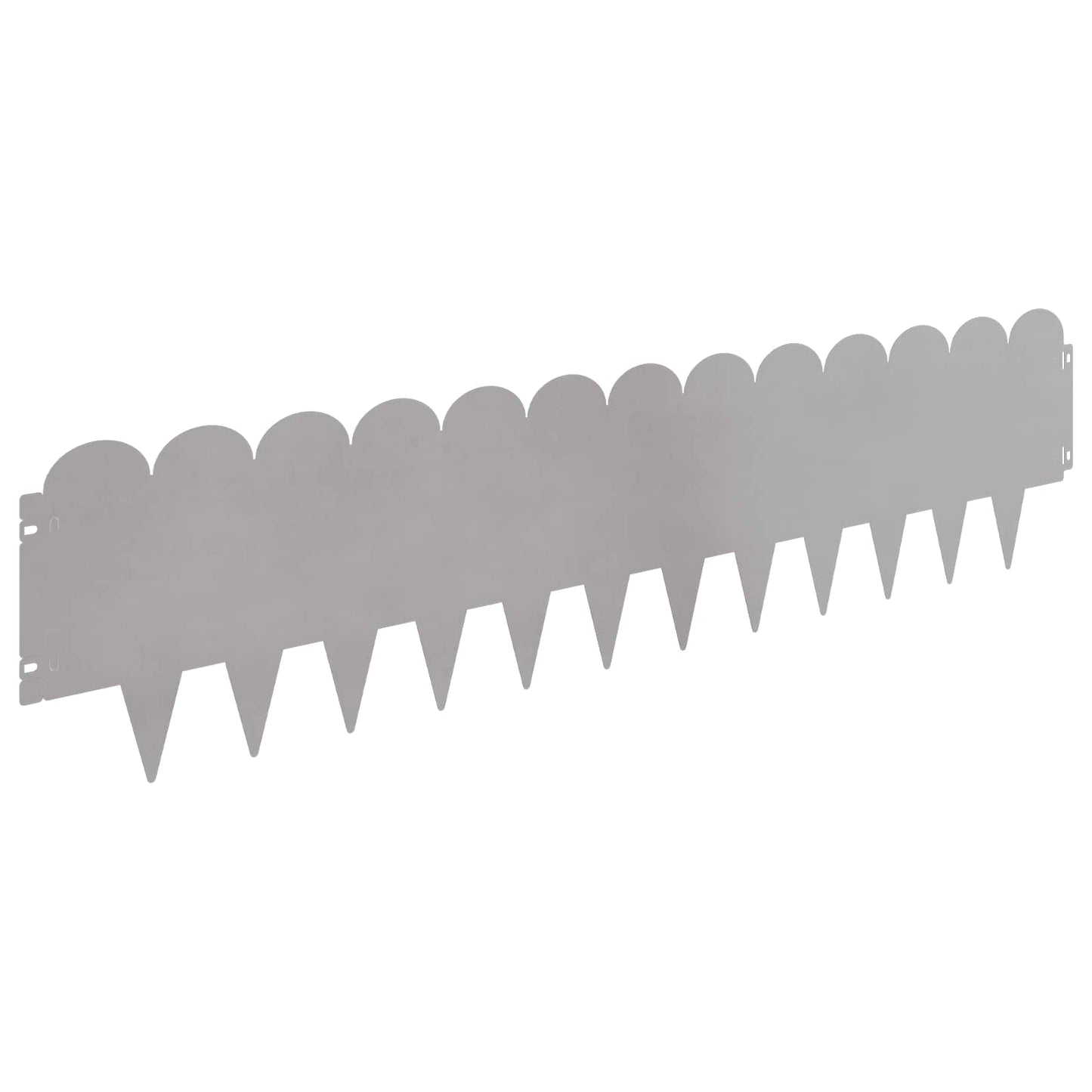 Gjerdekant 20 pcs 103 x 25 cm Stål Sølv