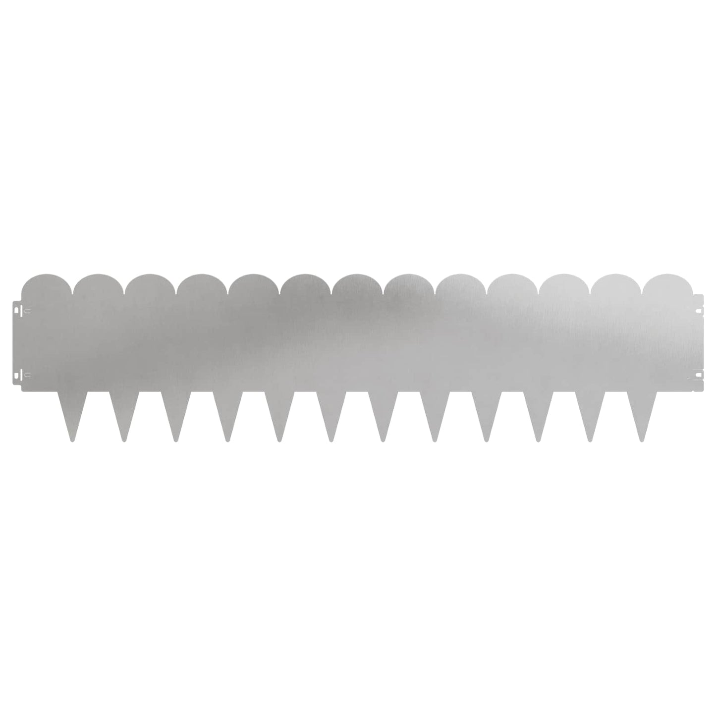 Gjerdekant 20 pcs 103 x 25 cm Stål Sølv