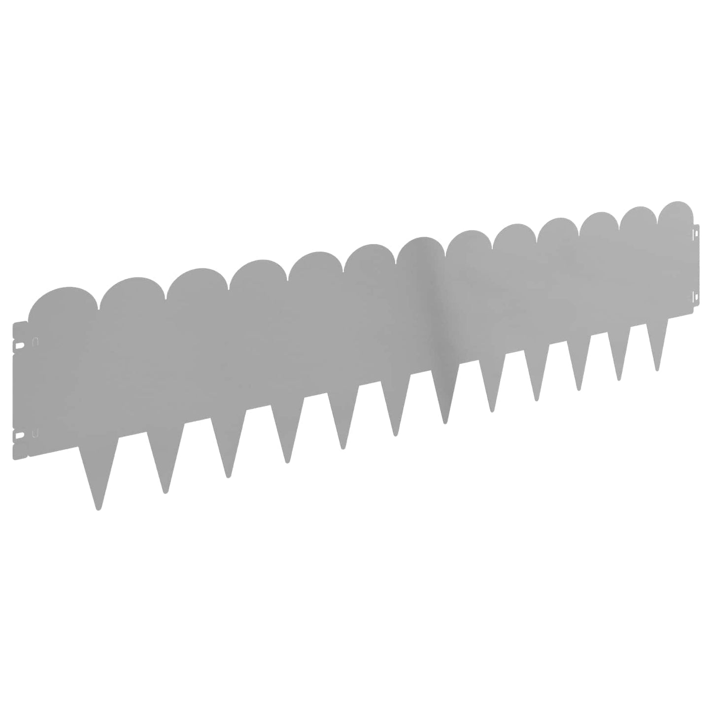 Gjerdekant 30 pcs 103 x 25 cm Stål Sølv