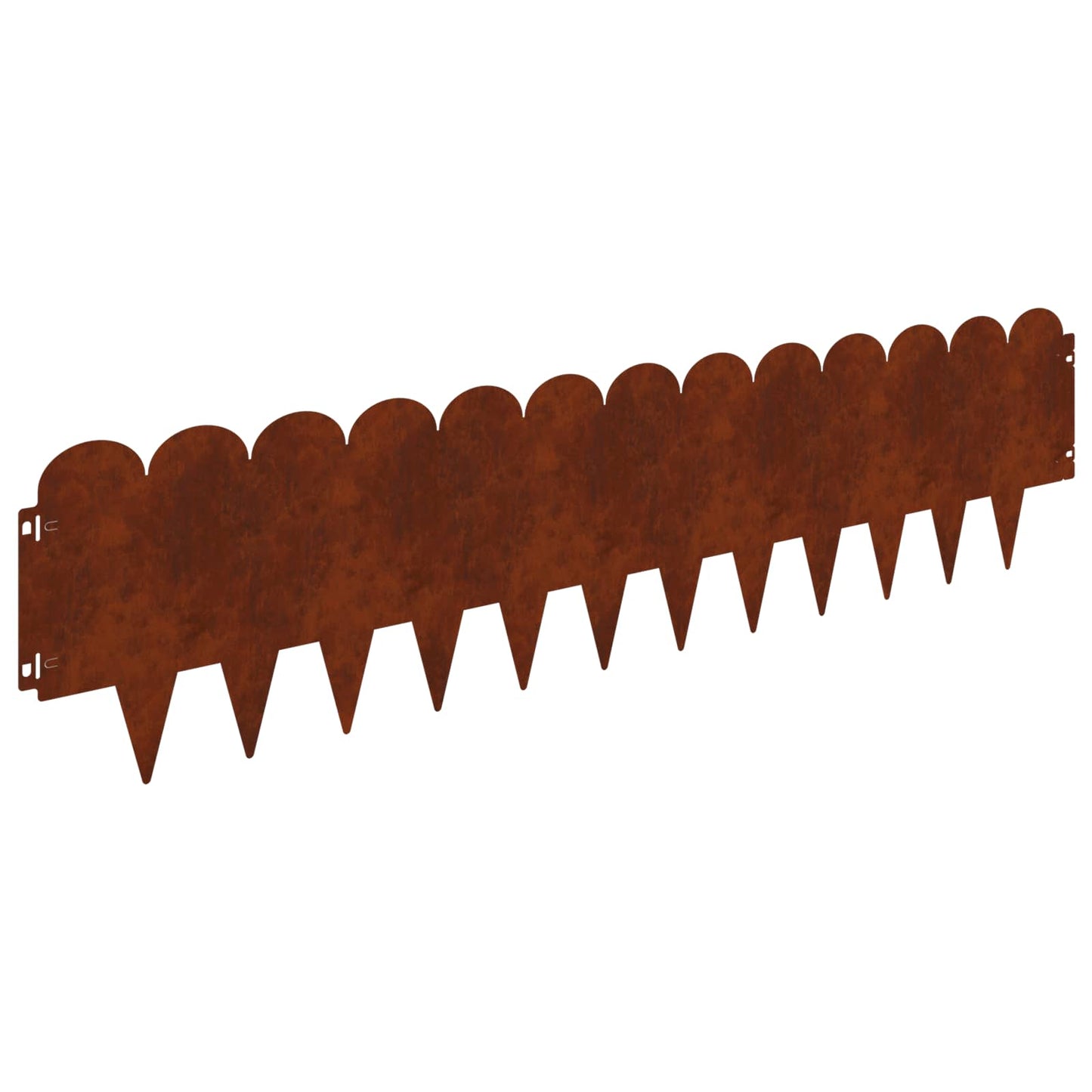 Gjerdekant 30 pcs 103 x 25 cm Stål Rusten