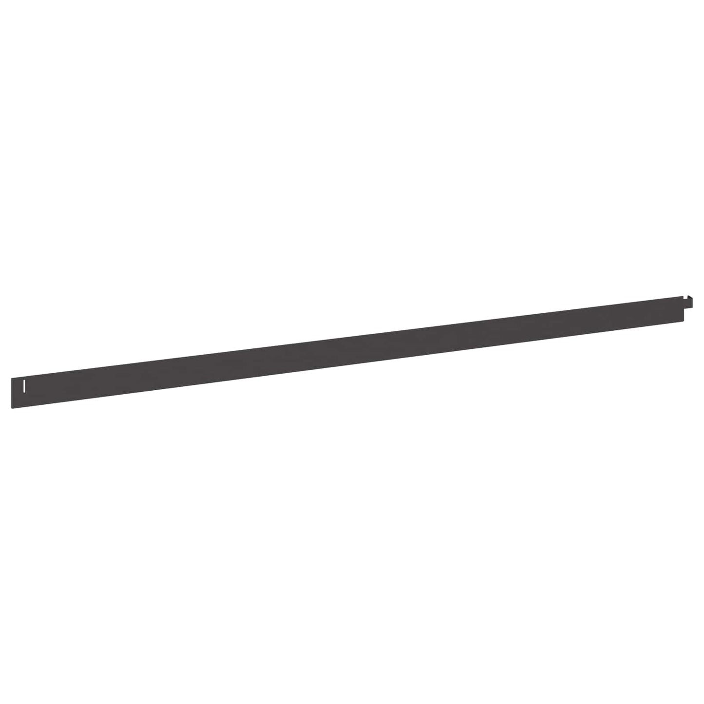 Gjerdekant 20 pcs 102 x 4 x 4 cm Stål Svart