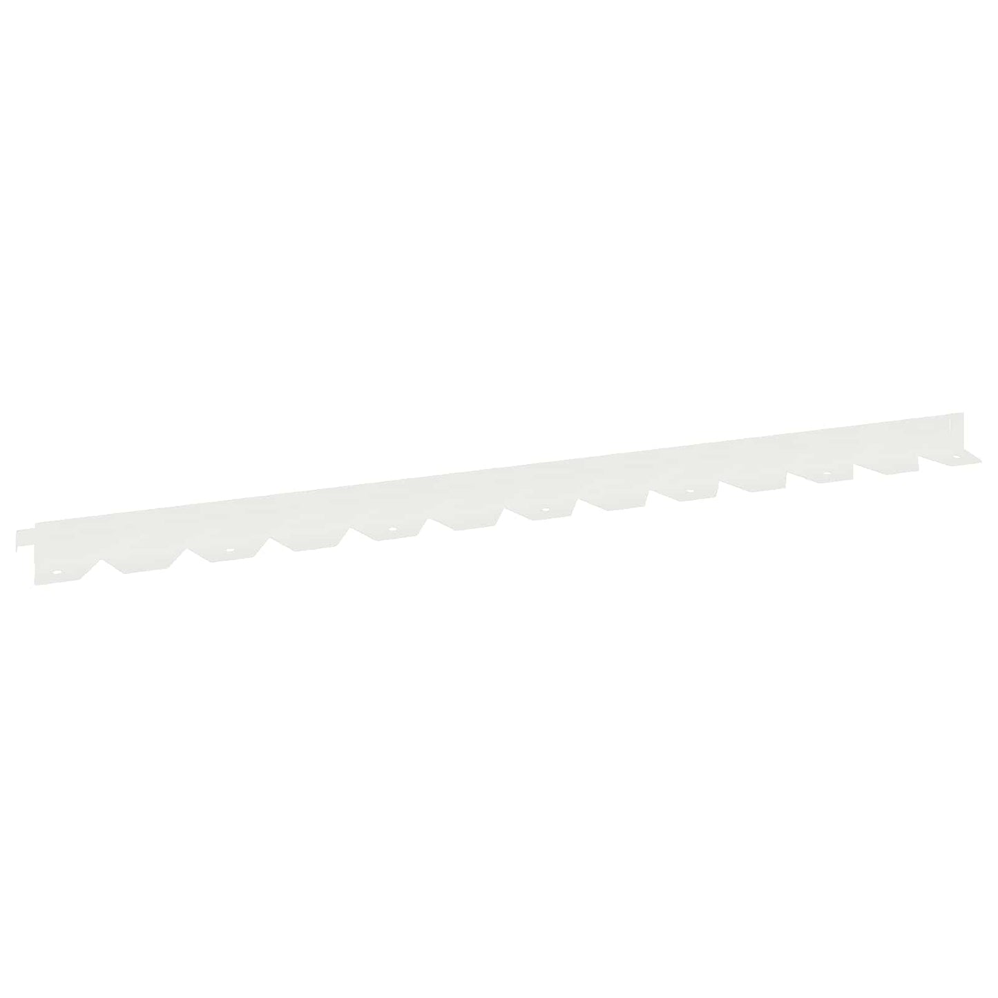 Gjerdekant 30 pcs 102 x 4 x 4 cm Stål Hvit