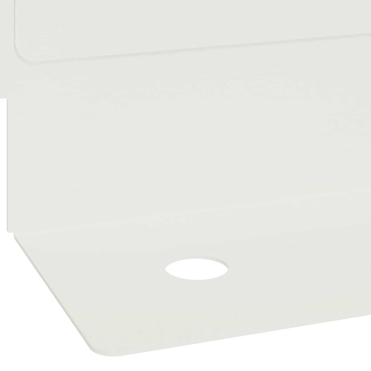 Gjerdekant 50 pcs 102 x 4 x 4 cm Stål Hvit