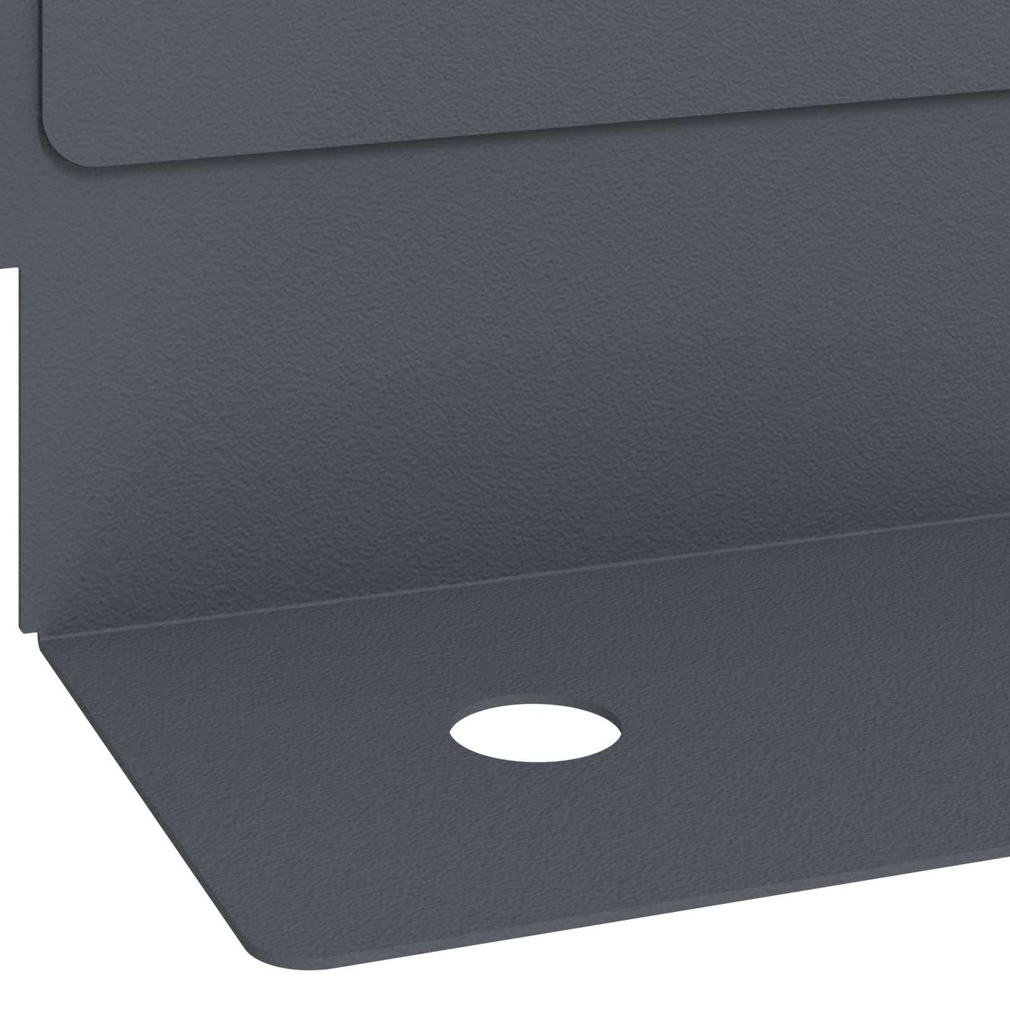 Gjerdekant 20 pcs 102 x 4 x 4 cm Stål Antrasitt
