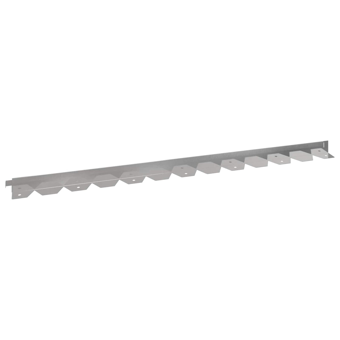 Gjerdekant 50 pcs 102 x 4 x 4 cm Stål Sølv
