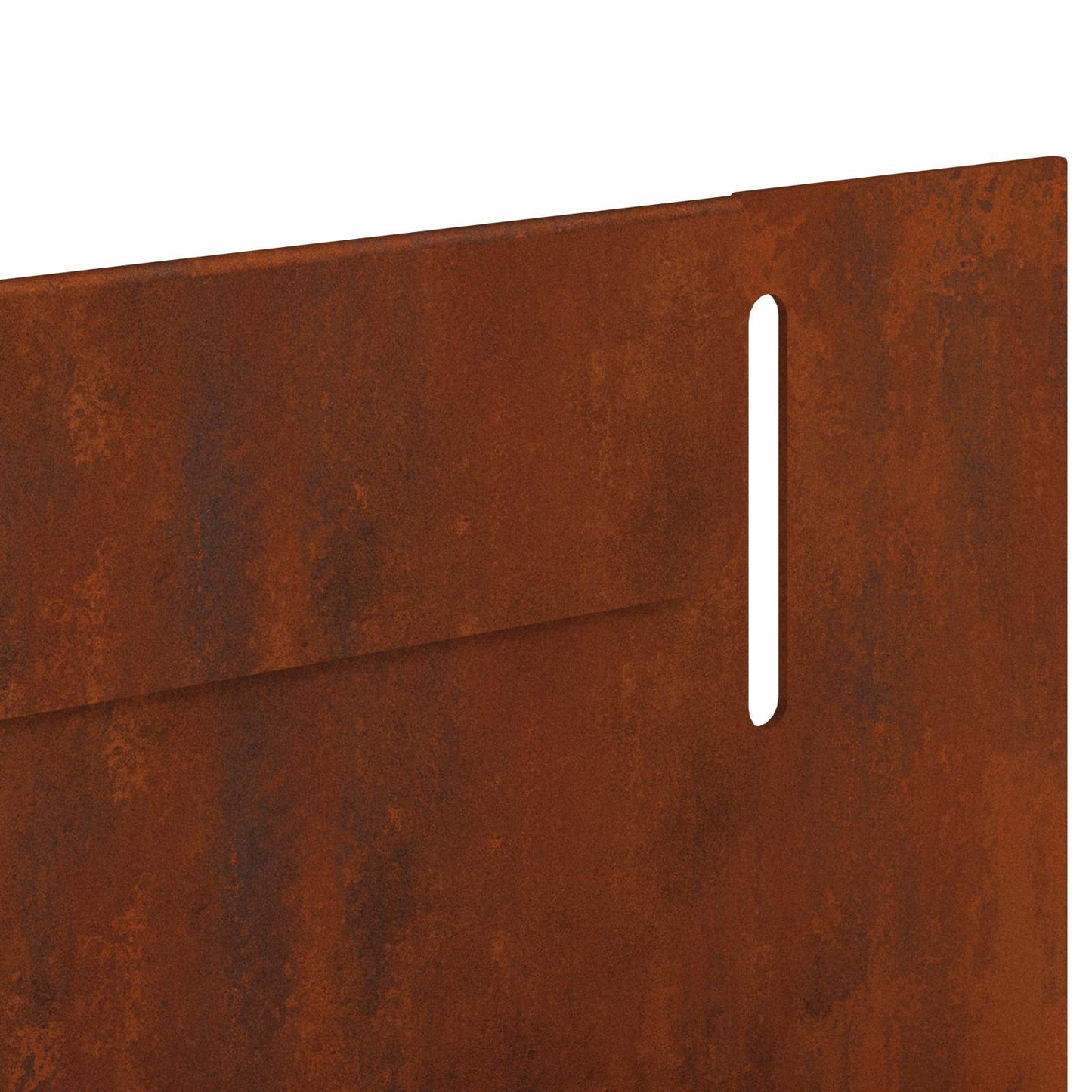 Gjerdekant 20 pcs 102 x 4 x 4 cm Stål Rusten