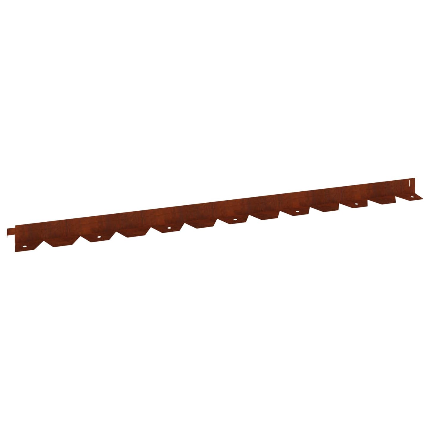 Gjerdekant 20 pcs 102 x 4 x 4 cm Stål Rusten