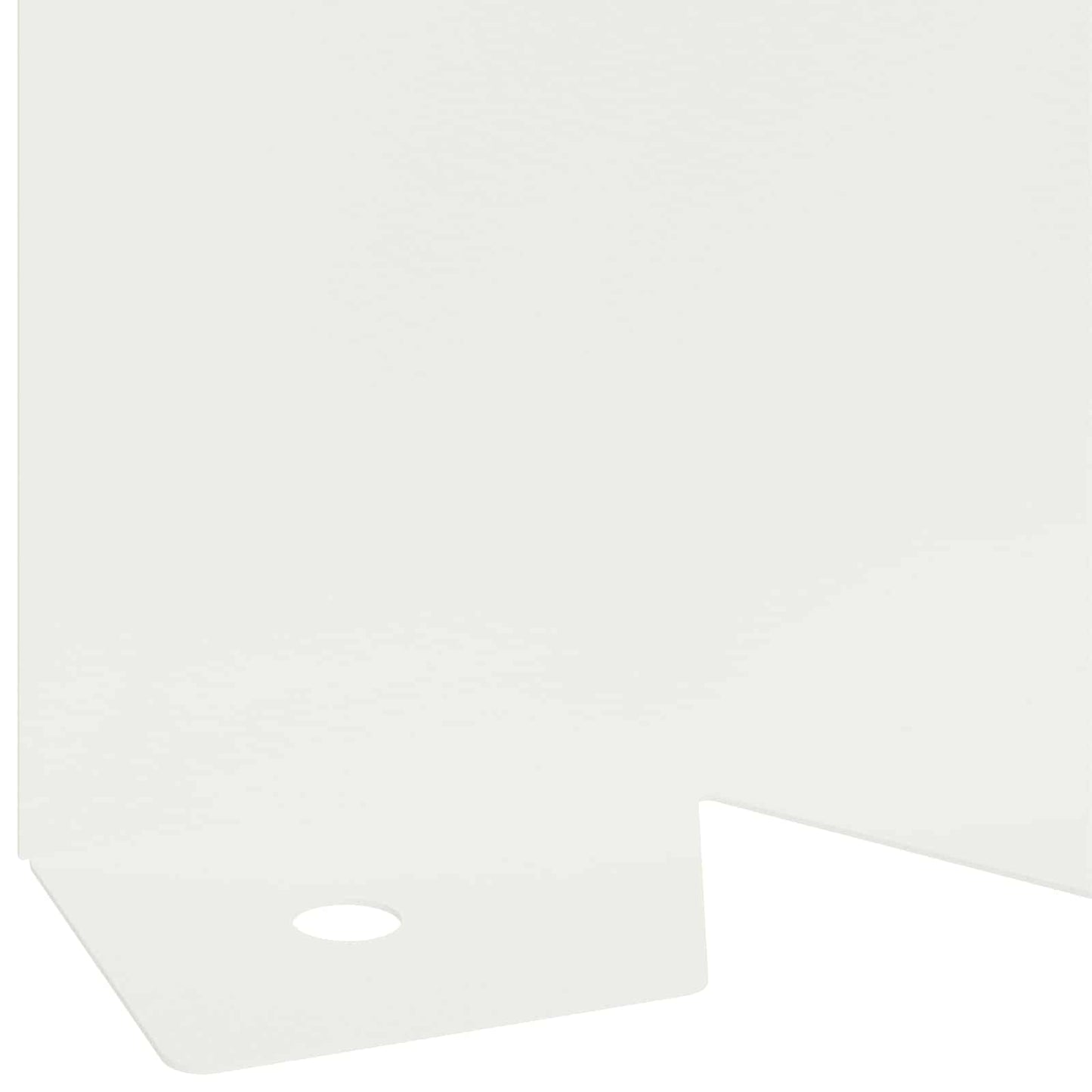 Gjerdekant 30 pcs 102 x 10 x 4 cm Stål Hvit