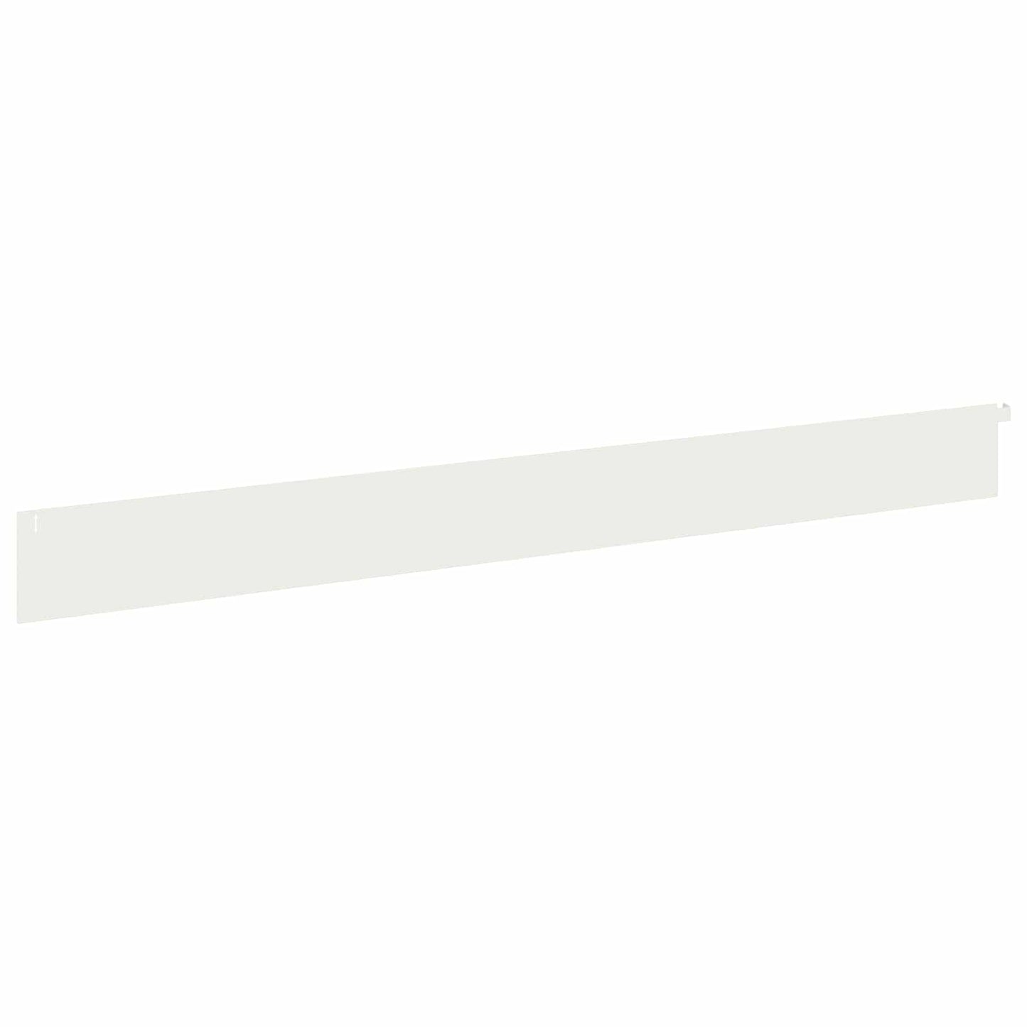 Gjerdekant 30 pcs 102 x 10 x 4 cm Stål Hvit