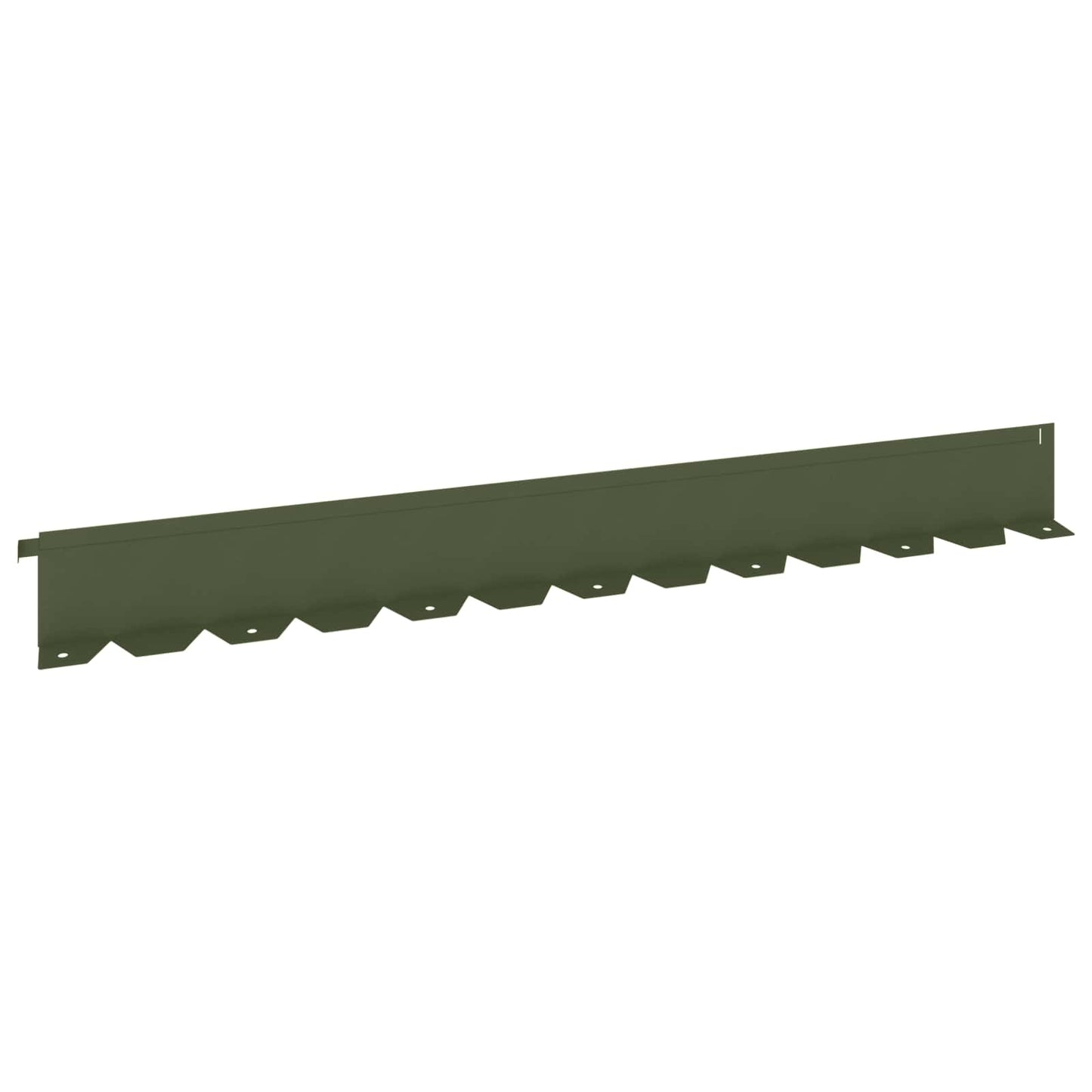 Gjerdekant 20 stk. 102 x 10 x 4 cm Stål Olivengrønn
