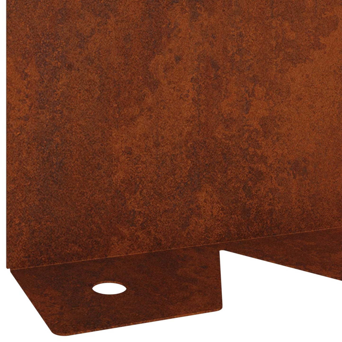 Gjerdekant 10 pcs 102 x 10 x 4 cm Stål Rusten