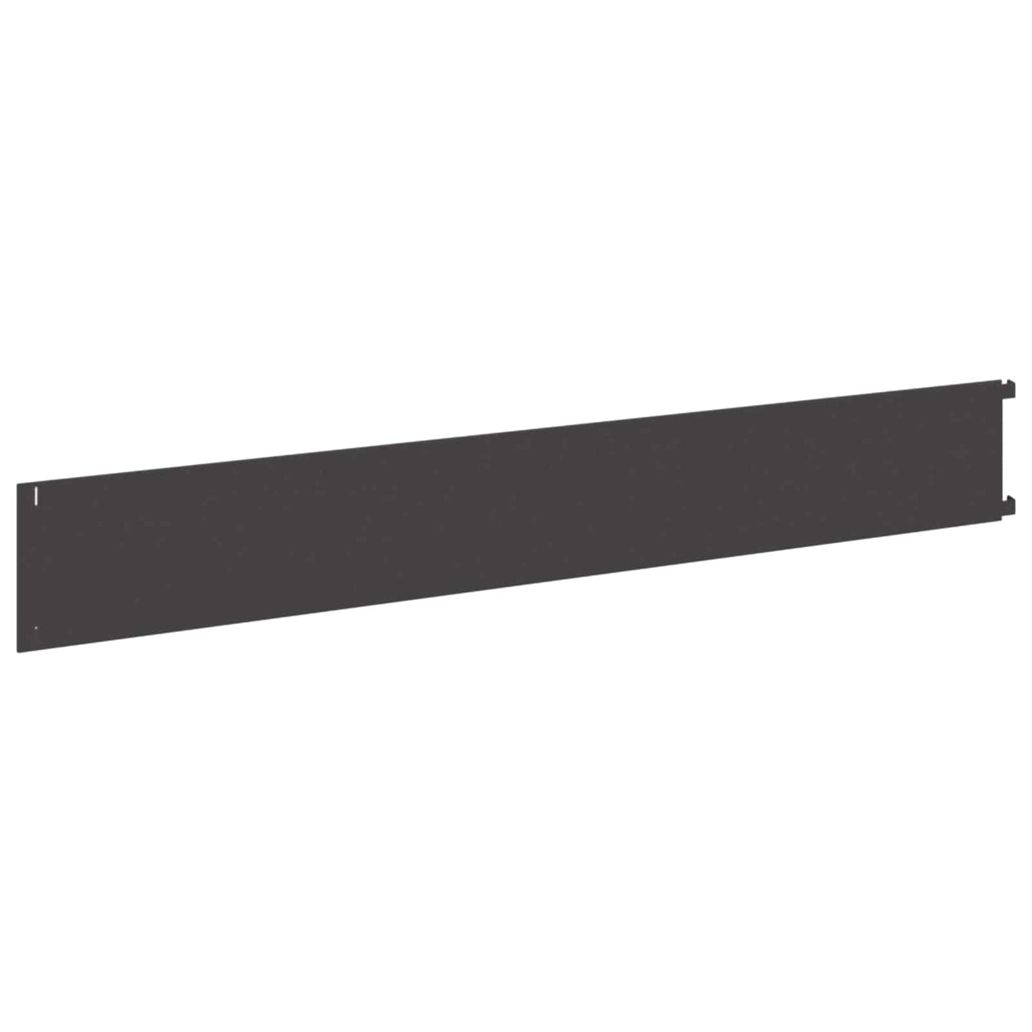 Gjerdekant 20 pcs 102 x 15 x 4 cm Stål Svart