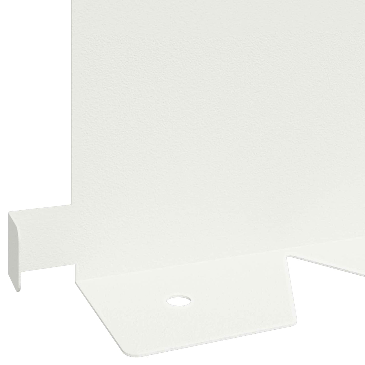 Gjerdekant 30 pcs 102 x 15 x 4 cm Stål Hvit