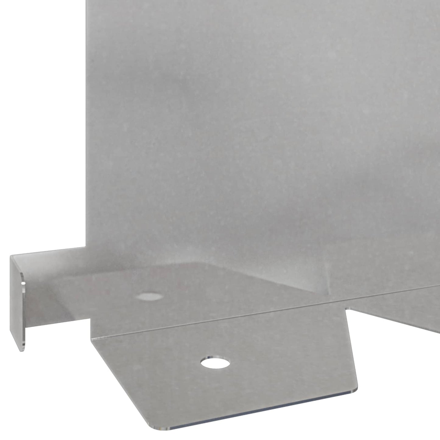 Gjerdekant 10 pcs 102 x 15 x 4 cm Stål Sølv