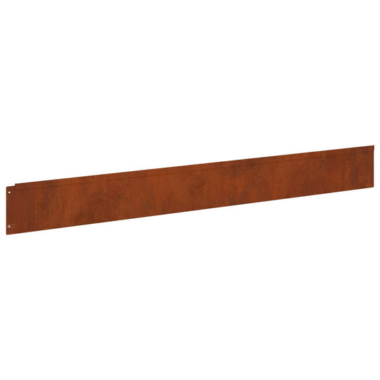 Gjerdekant 20 pcs 100 x 12 cm Stål Rusten