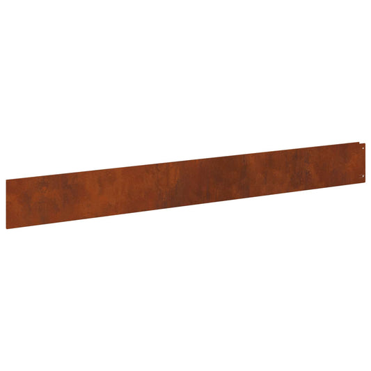 Gjerdekant 50 pcs 100 x 12 cm Stål Rusten