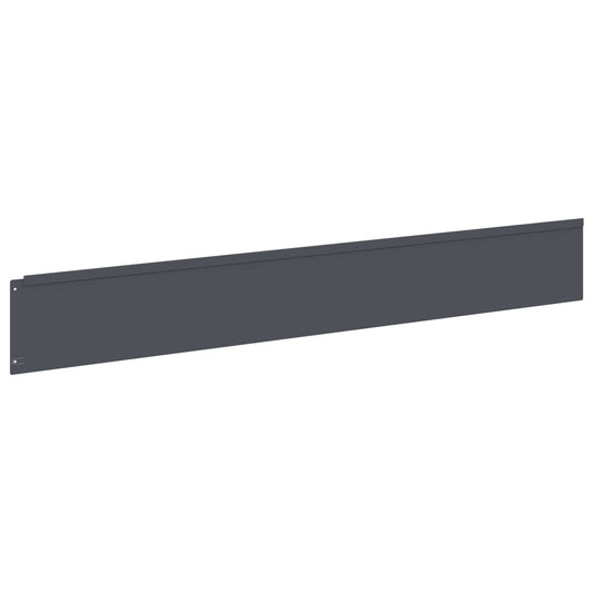 Gjerdekant 20 pcs 100 x 15 cm Stål Antrasitt