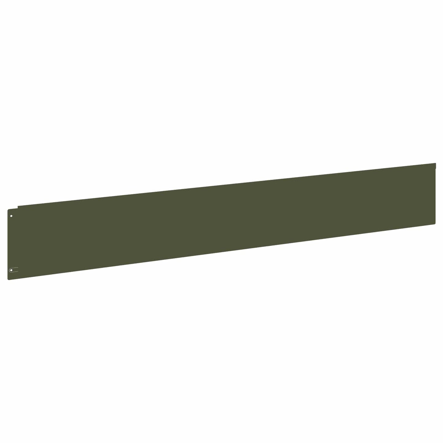 Gjerdekant 30 pcs 100 x 15 cm Stål Olivengrønn