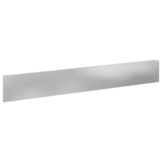 Gjerdekant 10 pcs 100 x 15 cm Stål Sølv