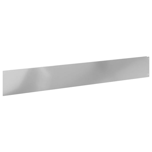 Gjerdekant 30 pcs 100 x 15 cm Stål Sølv