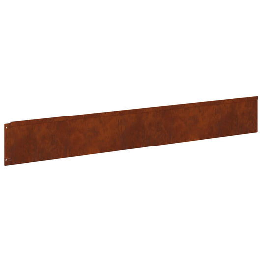 Gjerdekant 20 pcs 100 x 15 cm Stål Rusten