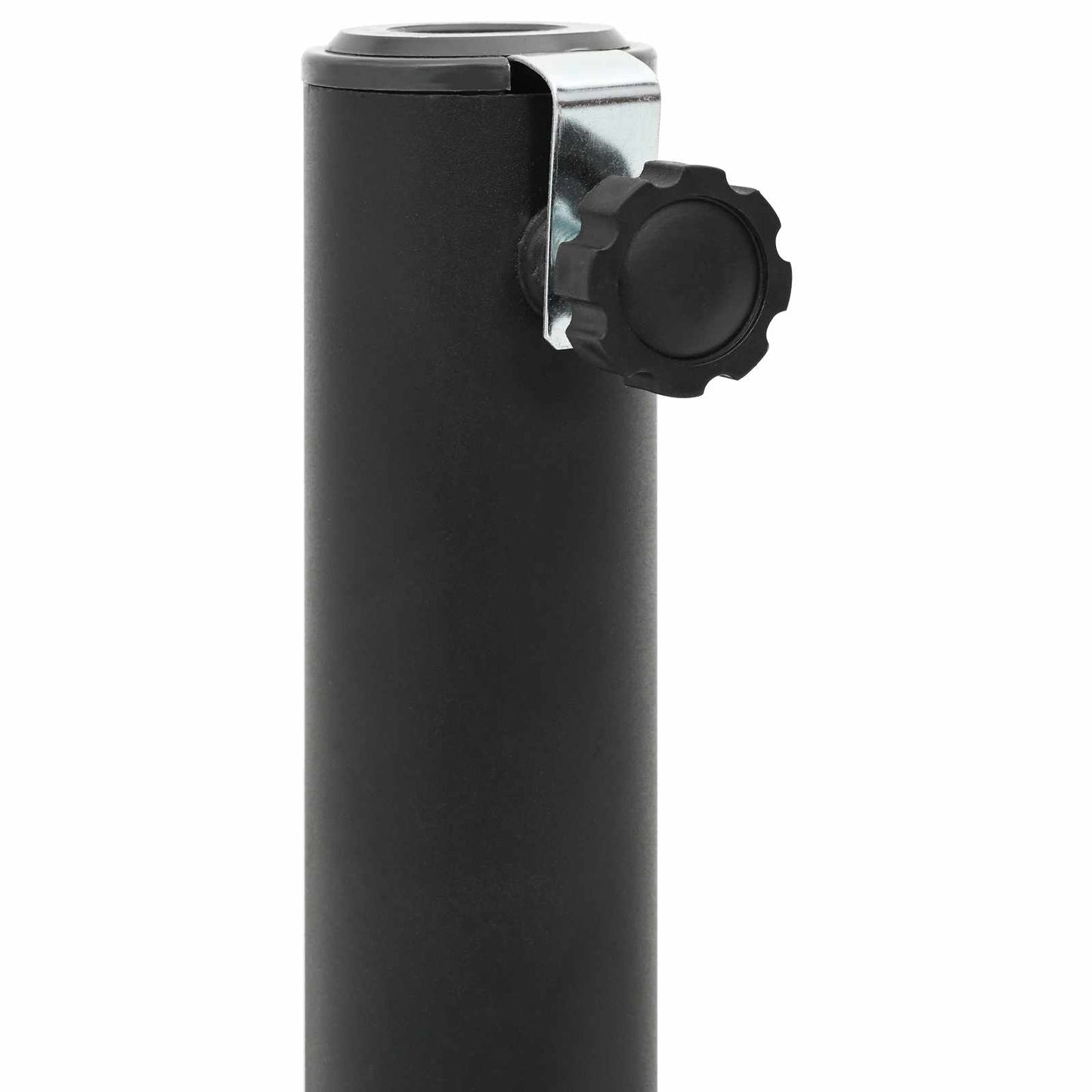 Parasolbase med kryssramme Svart Stål for 25–50 mm Pole