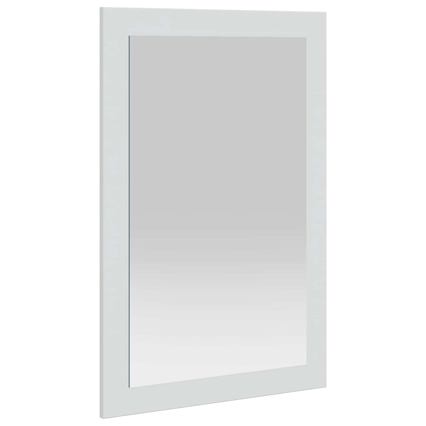 Speil FAUSKE Hvit 43 x 3,5 x 77 cm Ingeniørtre og Solid Furu