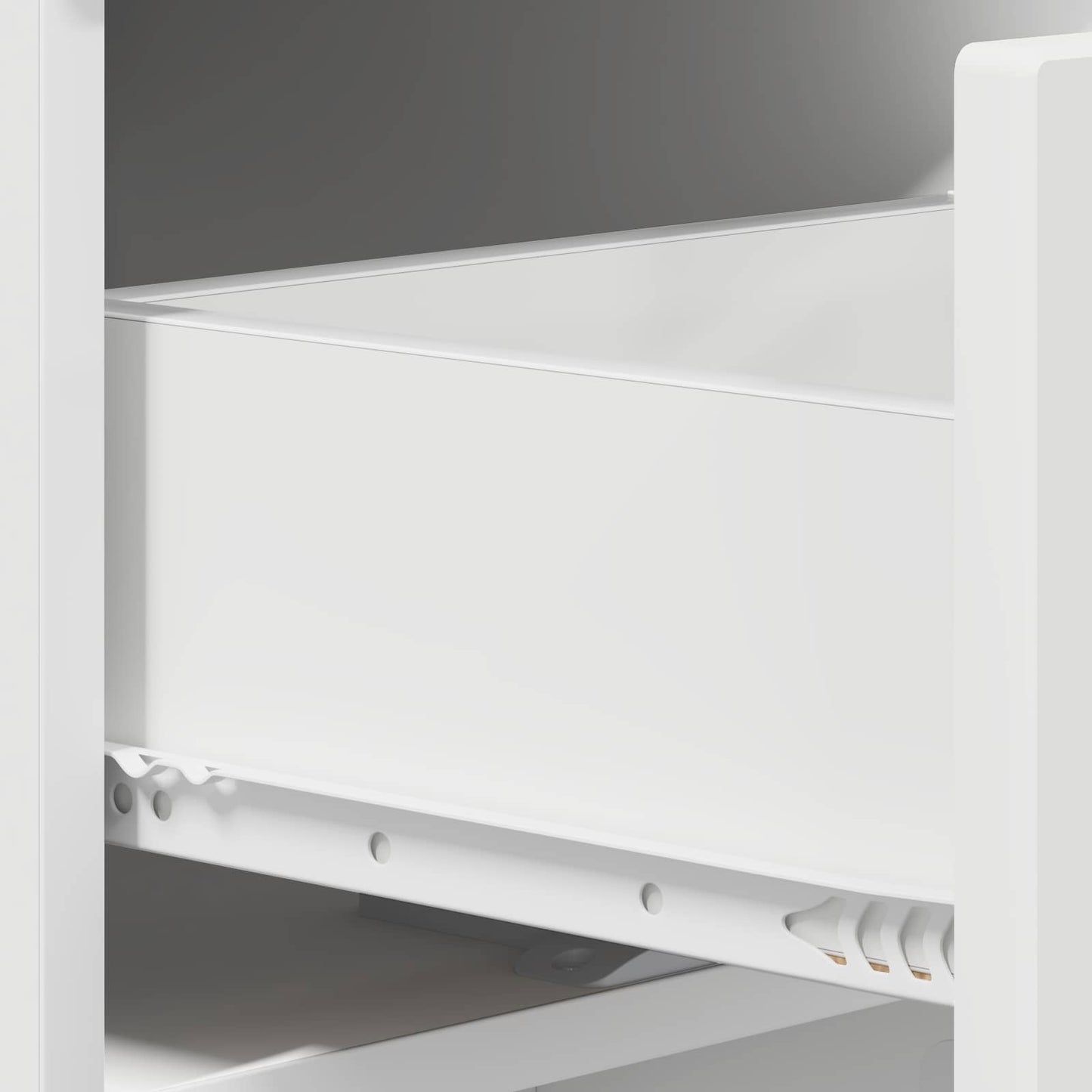 Nattbordskap 2 stk. Hvit 33,5 x 34,5 x 50 cm Konstruert tre