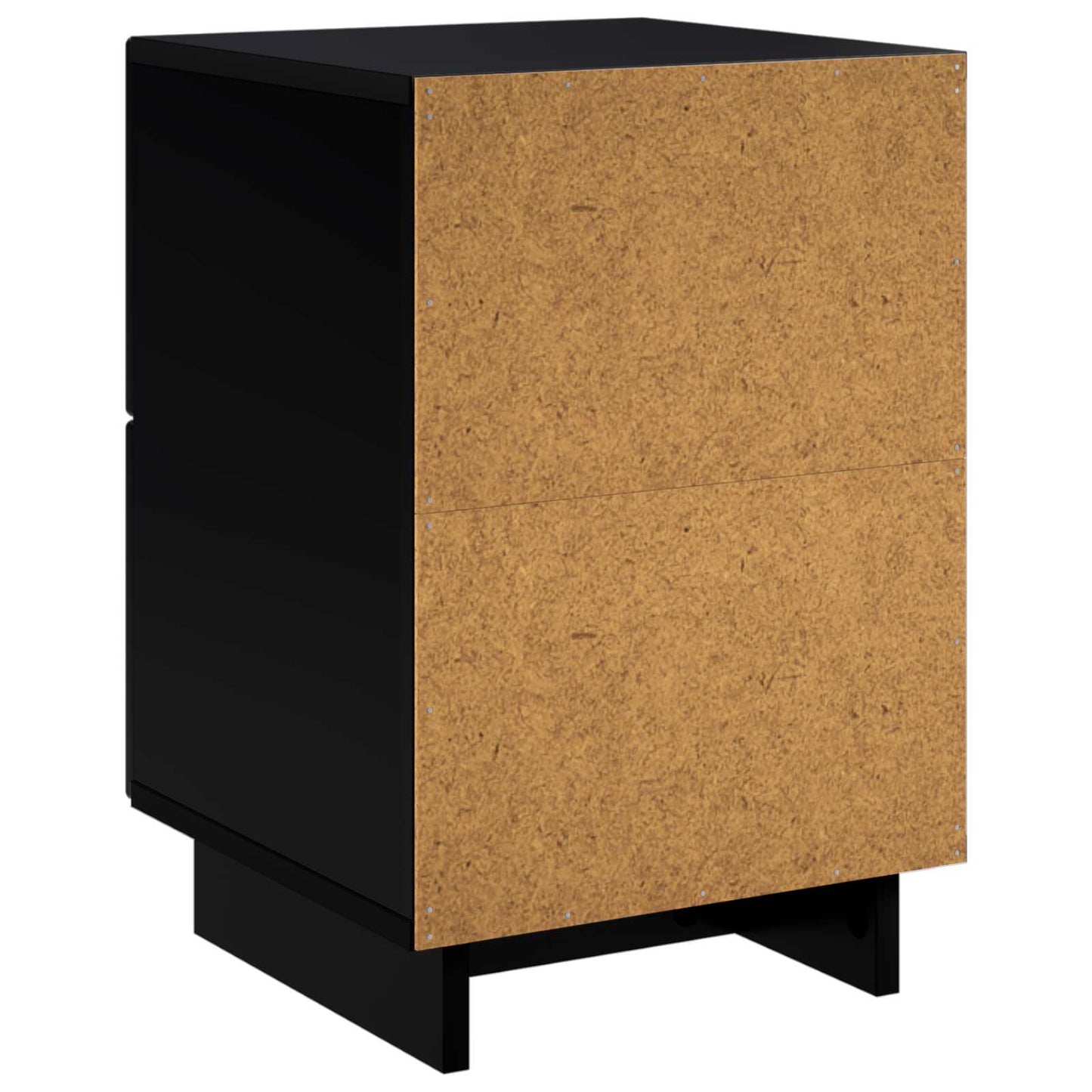 Nattbordskap 2 stk. Svart 33,5 x 34,5 x 50 cm Konstruert tre