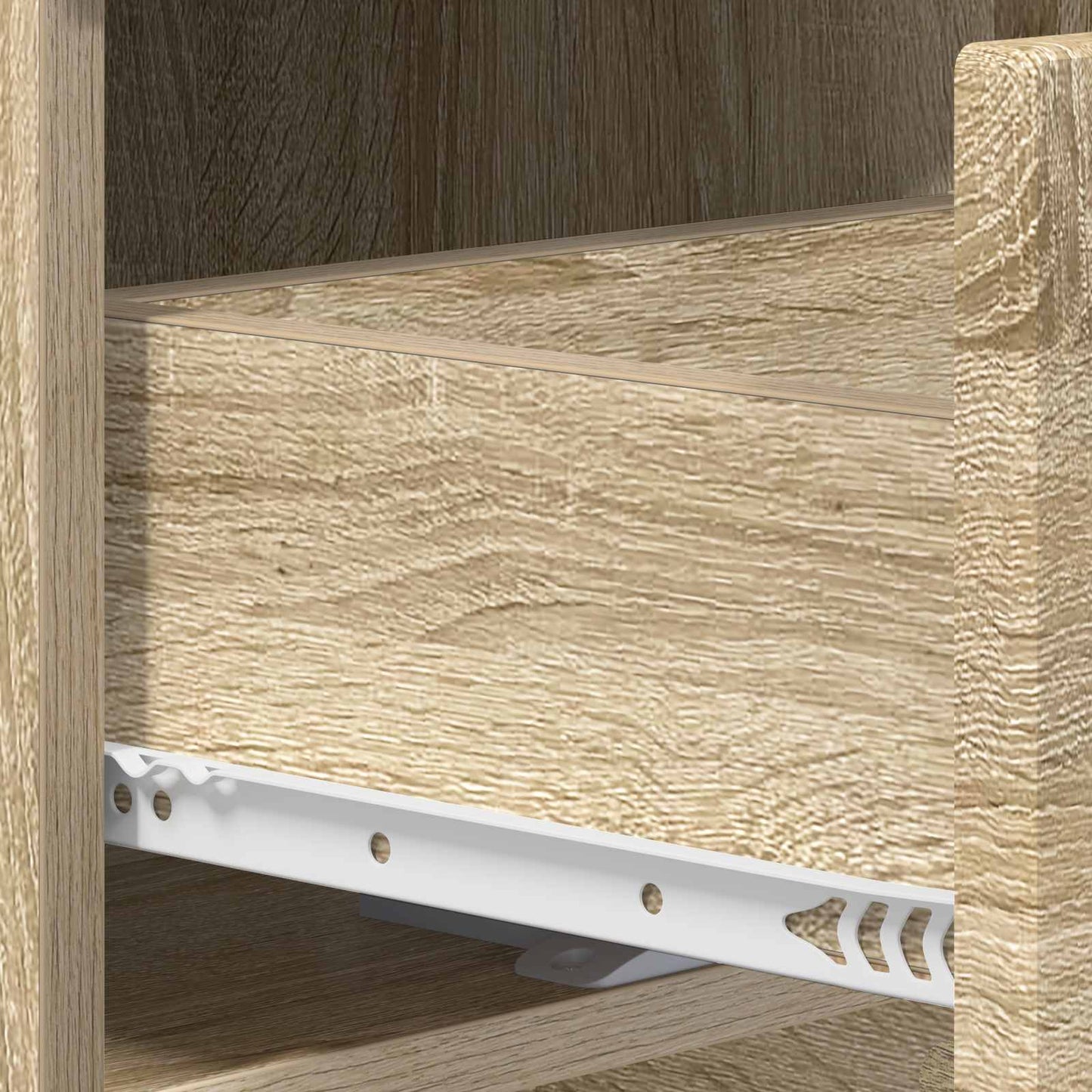 Nattbordskap Sonoma eik 33,5 x 34,5 x 50 cm Konstruert tre