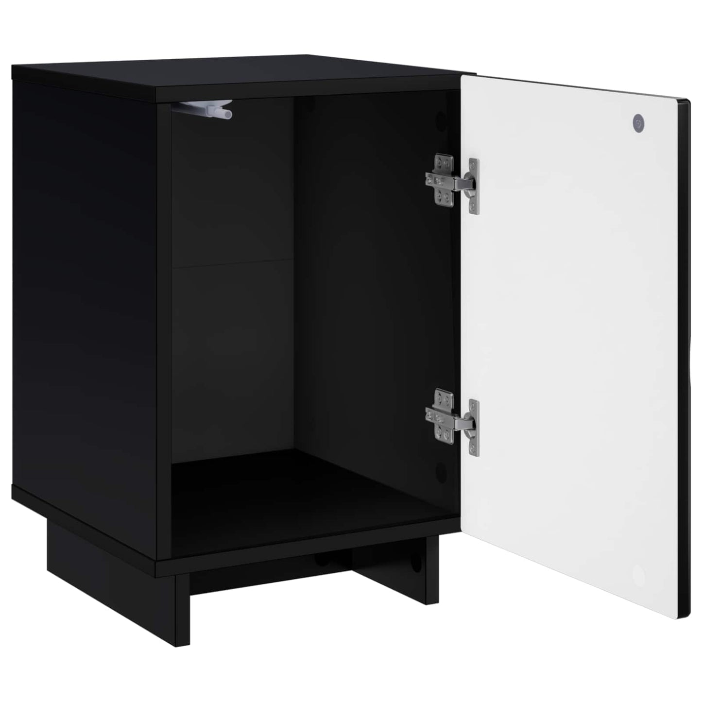 Nattbordskap 2 pcs Svart 33,5 x 34,5 x 50 cm Konstruert tre