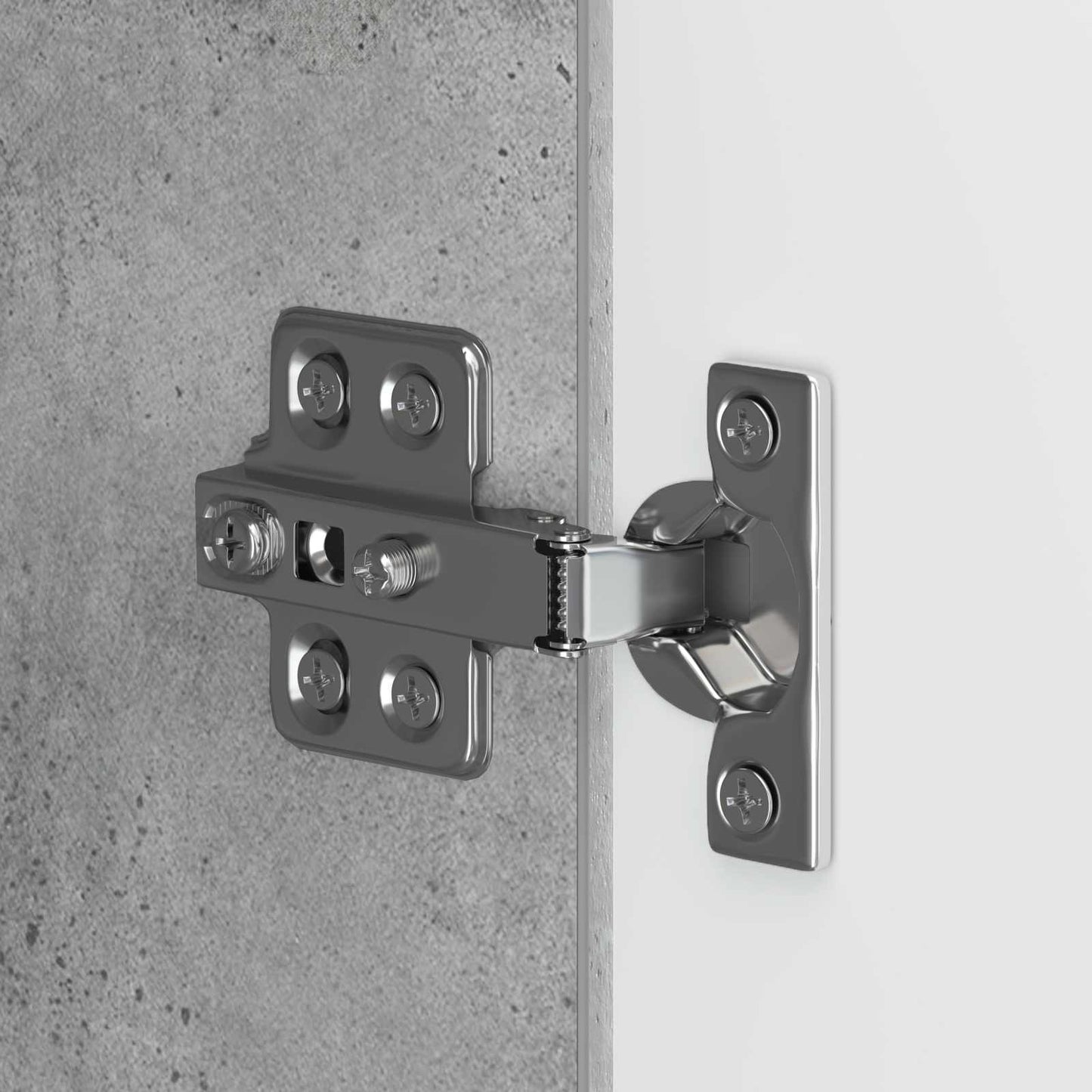 Nattbordskap 2 pcs Betonggrå 33,5 x 34,5 x 50 cm Konstruert tre